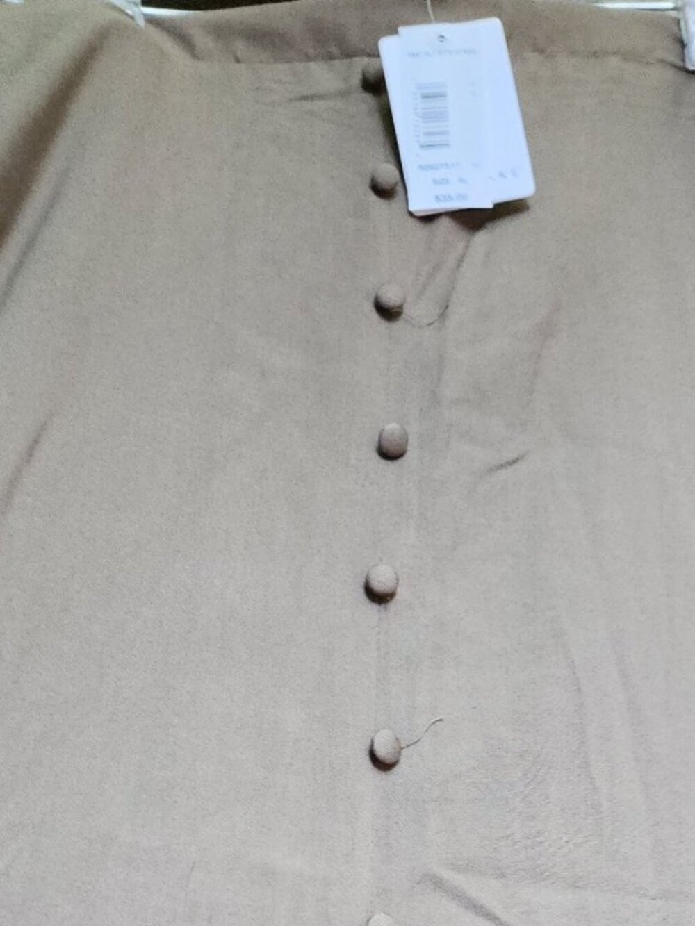 *NWT* XL Soul Cakes - Olive maxi rayon skirt